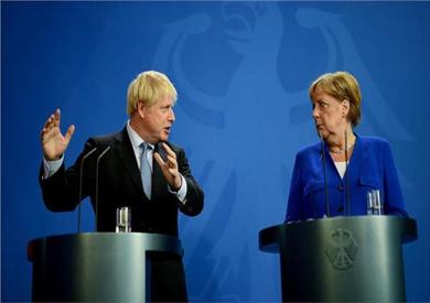 ميركل وجونسون